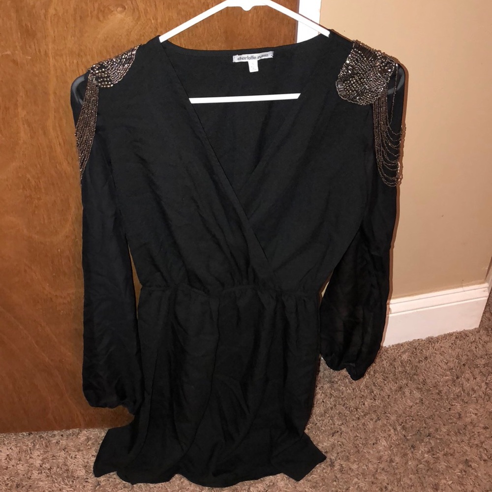 black dress